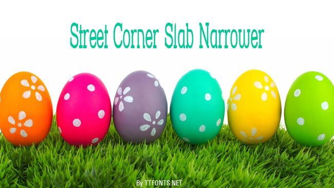 Street Corner Slab Narrower example